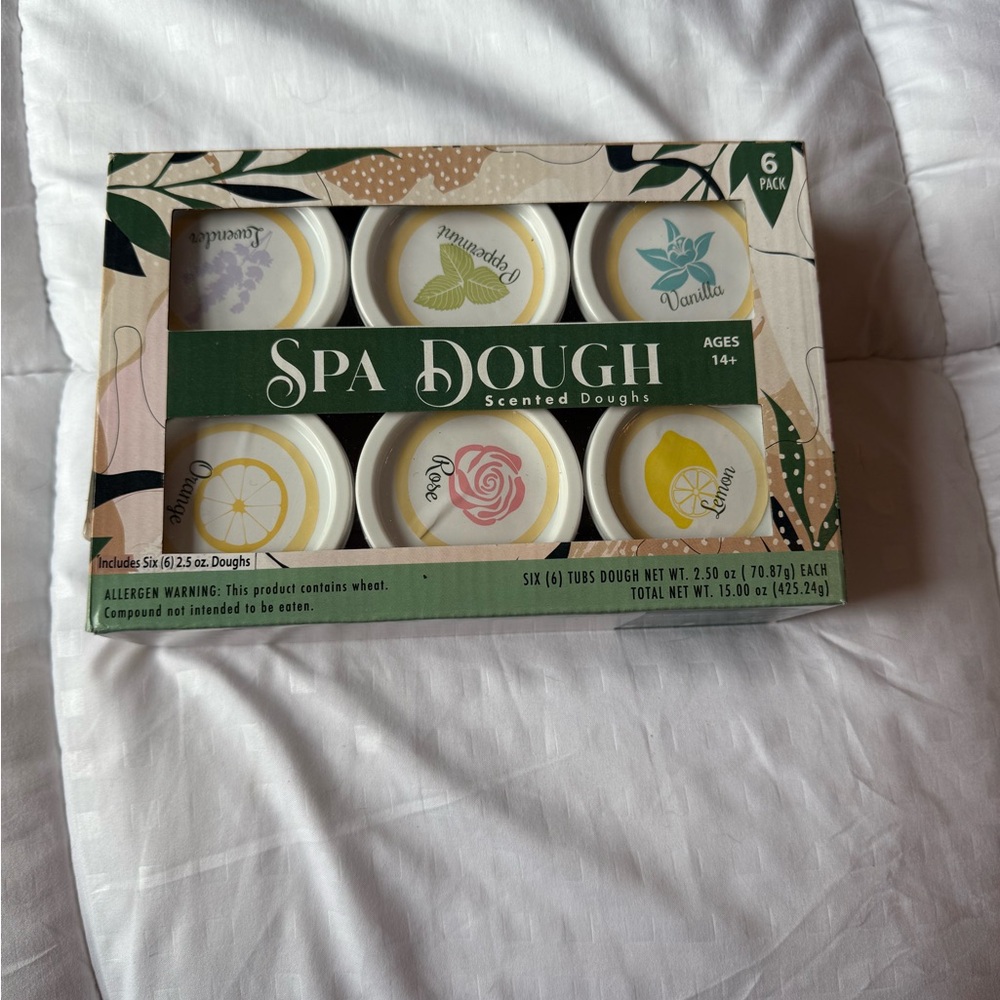 NEW Spa Dough Scented Dough Set 6 Pack/therapeutic/ sensory/ lavender/rose/lemon